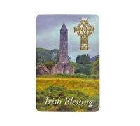 Laminated Prayer Card with Foil Stamp 8.5cm x 5.5cm - Irish Blessing 9631