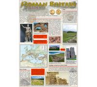 laminated ROMAN BRITAIN poster | educational history teaching wall chart new
