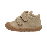 Laminated suede first-steps shoes Cocoon VL - female - Naturino - Kids Sneakers - Yellow - 23 EU - Kids 23 EU