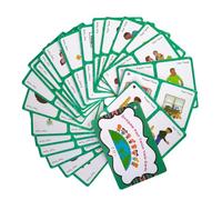 Laminated Verb Flashes Cards for Preschool Learners, Irregular Present Past Grammar Set with Pictures, Double Sided Home Lesson English Learning Cards Irregular Past Verbs Preschool Grammar