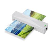 Laminating Machine, A4/A5/A6 Abs Film Back Protection Low Noise, Intelligent Constant Temperature, A4 Laminator Machine (Black)