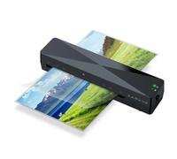 Laminating Machine, A4/A5/A6 Abs Film Back Protection Low Noise, Intelligent Constant Temperature, A4 Laminator Machine (White)