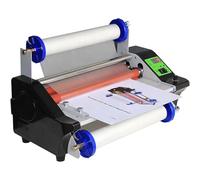 Laminating Machine for A3/A4, Double-Sided Hot Cold Roll Film Laminator, 350mm Max Width, Temperature Control 0-200℃, 3-Minute Preheating, Ideal for School and Office Use