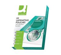 Q-Connect 2x250 Micron Heavy Duty Laminating Pouches (Pack of 100) KF11341