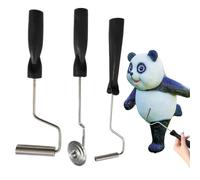 Laminating Roller - Fiberglass Roller Tools, Aluminum Alloy Laminating Roller Kit For Resin And Composites Works | Bubble Remover Set With