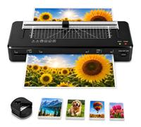 Laminator, A3 Laminator with Built-in Trimmer, 70S Fast Warm-up | Cold and Thermal Portable Laminating Machine with NTC Technology for Home School Office