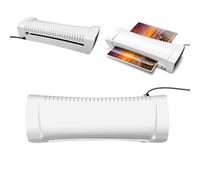 Laminator A4, Laminator Machine with Hot and Cold Mode, Laminating Machine A4 A5 A6 with Never Jam Technology, Fast Warm up and No Bubbles for Office, School and Home (White)