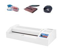 Laminator Machine, 32cm Hot Cold Thermal Laminating with Adjustable Temperature, A3/A4/A5 Automatic Film Laminator for School Office Commercial Use