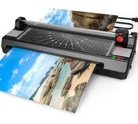 Laminator Machine for A3/A4/A6, YE381 Thermal Laminating Machine for Home Office School Use with 20 Pouches, Paper Trimmer and Corner Rounder
