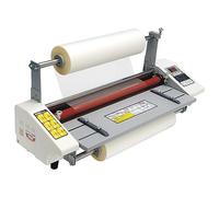 Laminator Machine for Cold and Hot Laminating, A2+ Size, 4 Roller Design, Adjustable Temperature up to 180℃, LCD Digital Display for School and Office Use
