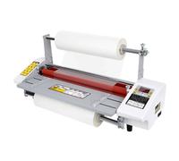 Laminator Machine - Hot and Cold Roll Laminating with Adjustable Temperature & 9 Speed Settings for School and Office Use