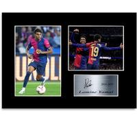 Lamine Yamal 2024-2025 Football Player Spain A4 Printed Signed Autograph Photo Display Mount Gift For Barcelona Fans