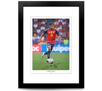 Lamine Yamal 2026 signed photo Spain poster print autograph framed display memorabilia gift Barcelona Espana (A4 Framed & Mounted)