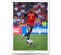 Lamine Yamal 2026 signed photo Spain poster print autograph framed display memorabilia gift Barcelona Espana (A3 Poster Only)