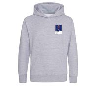 Lamine Yamal Barcelona Icon Frame Kids Hoodie - Gray / 12-13 years