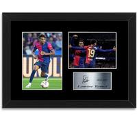 Lamine Yamal Football Player 2024-2025 A4 Framed Printed Signed Autograph Photo Display Mount Gift For Barcelona Fans