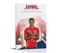 Lamine YamalWaterproof Posters Wall Art Posters Waterproof Home Printing Moisture-proof Easy to Install And Fade ResistantFrame-style08x12inch(20x30cm)