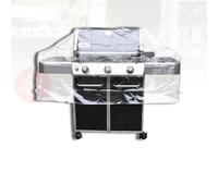 LAMINET Clear Heavy-Duty Waterproof Plastic Outdoor 60" Gas Grill Cover - Outdoor Furniture Cover - 3 Season Protection - Keep Rain, Snow & Debris off! Premium Protection at Economy Price!