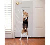 LAMINET The Original Deluxe Dog Scratch Shield - Protect Your Doors & Walls with Our Deluxe Heavy-Duty Flexible Plastic Dog Scratch Shield - (36L x 16W - INCHES)
