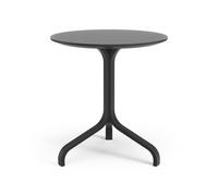 Lamino Side Table H49 Black Lacquered Beech