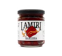 Lamiri Harissa Authentic Premium Tunisian Harissa Paste - 190 g, Traditional North African Chilli Pepper Condiment, All-Natural, Vegan & Gluten-Free - Ideal for Cooking, Marinades & Dips