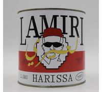 Lamiri Harissa Authentic Premium Tunisian Harissa Paste - 2.5 kg, Traditional North African Chilli Pepper Condiment, All-Natural, Vegan & Gluten-Free - Bulk Pack for Restaurants, Businesses & Pantry