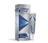 Lamisil Once - Single Dose Athlete’s Foot Treatment - Relieves Itching, Burning, Cracking Symptoms - Antifungal Solution 4g