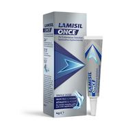 Lamisil Once - Single Dose Athlete's Foot Treatment - Relieves Itching, Burning, Cracking Symptoms - Antifungal Solution 4g