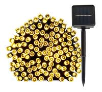 Lamker 30M 300 LED String Lights Solar Powered Warm White Outdoor Waterproof 8 Modes Fairy Light for Garden Patio Porch Pathway Yard Fence Tree Christmas Wedding Party Festival Lighting Decorative