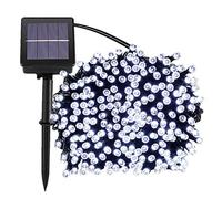 Lamker String Lights Solar Powered 30M 300 LED Outdoor Waterproof Cool White 8 Modes Fairy Light Decorative for Patio Garden Yard Wall Fence Tree Christmas Wedding Party Festival Decor