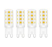 Lamkrtlp G9 LED Bulbs Warm White, 3W, 380LM, 3000K, Equivalent to 30W Halogen, Not Dimmable for Chandelier, Ceiling Lights, Pack of 4
