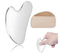 Lamkrtlp Gua Sha Facial Tool, Stainless Steel Gua Sha, for Body Face Neck and Eye, Skin Care Gift for Woman