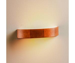 Lamkur Kerio wall lamp, width 40.5 cm, rustic pine