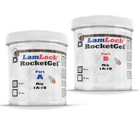LamLock RocketGel 25 Minute Professional Epoxy Countertop Kit for Granite, Tile, and Quartz Countertop Repair Kit, Tile Crack Repair, Chips and Fills Epoxy Grout