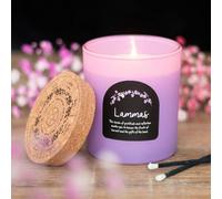 Lammas Cinnamon & Orange Wheel Of The Year Candle - Vegan, 35Hr Burn