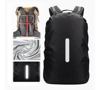 Lammcou Waterproof Backpack Rain Cover for Hiking Camping Travel (Black, XXL: 65-75L)