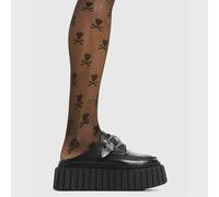 Lamoda Breaking News Black PU Platform Shoes Chic Modern Comfort Stylish - UK3