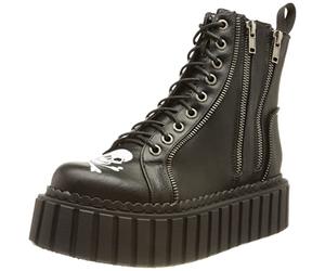 LAMODA - Deja Vu Chunky Creeper Ankle Boots, UK 5