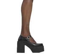 LAMODA Genius Black PU Flats Chic Slip-On Stylish Comfort Shoes with Cushioned Footbed, Breathable Lining, Lightweight Durable Sole, Perfect for Office, Casual or Daily Wear UK5