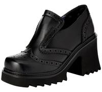 Lamoda Good Evening Chunky Shoes for Women in Black PU, Trendy Stylish Chunky Shoes Perfect for Office, Parties, and Everyday Wear, Comfortable Design UK6