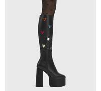 Lamoda Intimate Black Multi Flats Shoes Comfortable Stylish Women Footwear - UK3