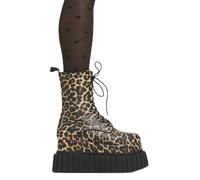 LAMODA Jungle Queen Brown Leopard Flat Shoes with Soft Cushioned Comfort, Lightweight and Stylish for All-Day Wear, Perfect for Casual, Office, Party or Everyday Outings, Size UK7