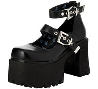 Lamoda Look Away Black Chunky Platform Shoes for Women, Durable PU Upper, Padded Insole for All-Day Comfort, Trendy Bold Design, Versatile Style for Casual Fit, Perfect Fashion-Forward Wardrobes, UK6