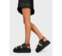 Lamoda My Disaster Black Chunky Platform Ankle Creeper Sandals UK 7 - UK7