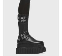 Lamoda Night Time Black Flat Shoes with Cushioned Comfort for Everyday Wear - UK5