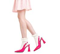 Lamoda Oh Baby FuchsiaPAT Platform Heels Bold Stylish Fashion Statement - UK5