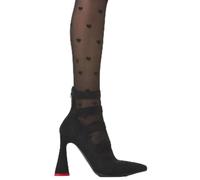 LAMODA Quiet Down Black PU Chic Urban Ankle Boots, Modern Comfortable Footwear with Cushioned Insoles and Durable Design, Perfect for Casual, Evening & City Outfits UK6