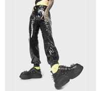 Lamoda Watch Out Chunky Platform Sneakers Black PU Women’s Trainers - UK5