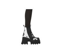 Lamoda Women's Come Together Black Chunky Platform Ankle Boots Bold Statement | Size: 7 Lamoda Black 7