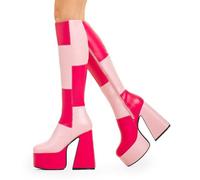 Lamoda Women's 'Gemini' Platform Knee High Boots | Size: 6 Lamoda Multicolor 6